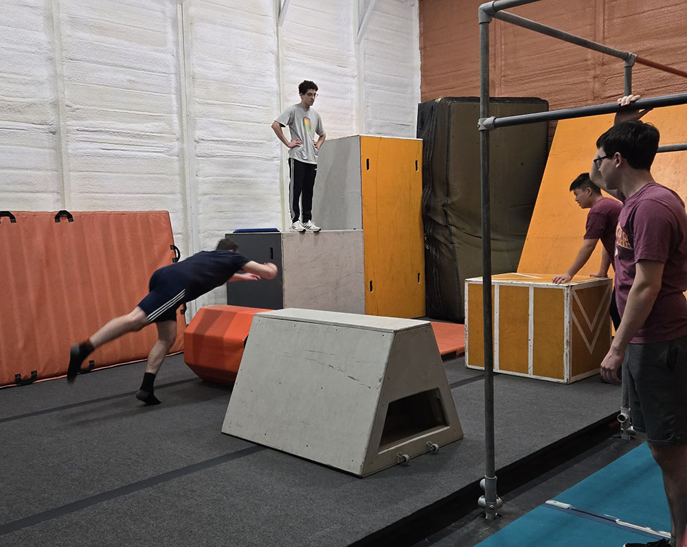Adult parkour classes in Floyd, VA, ages 16 and up