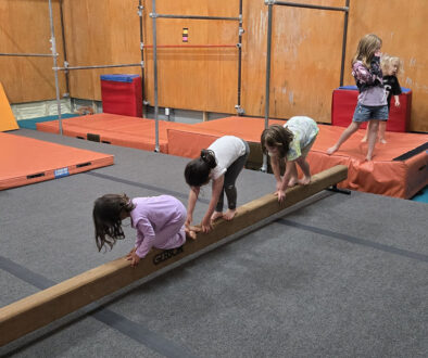 downszied Kids on the Beam